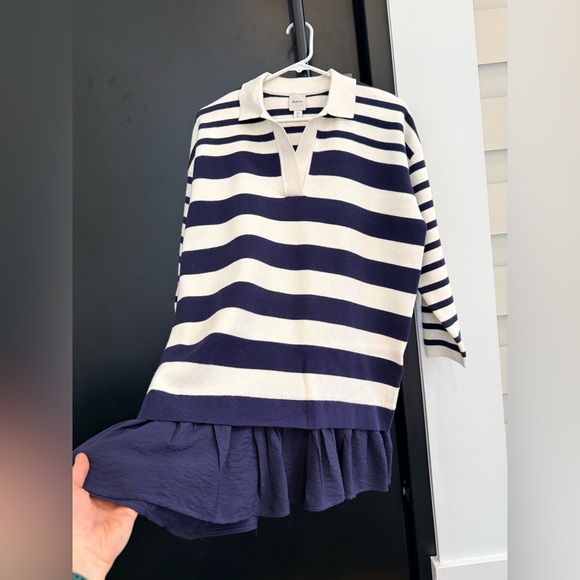 Maeve twofer Polo Mini sweater dress by Anthropologie - Picture 6 of 7